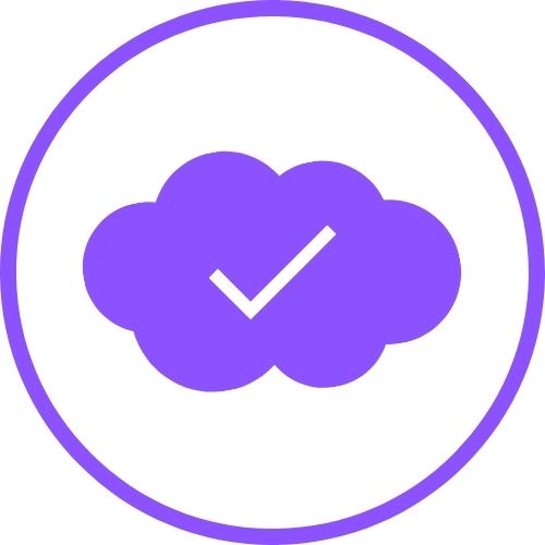 Cloud storage badge